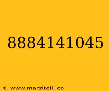 8884141045