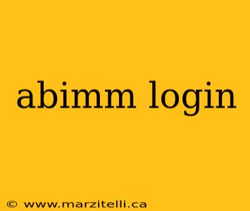 abimm login