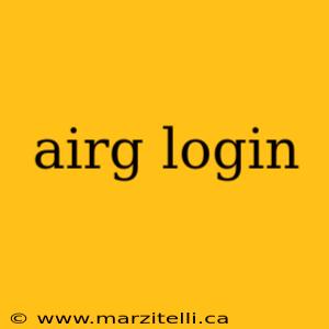 airg login