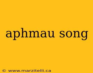 aphmau song