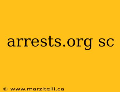 arrests.org sc