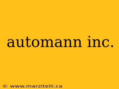 automann inc.