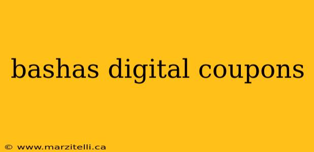 bashas digital coupons