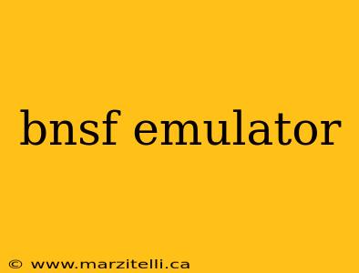 bnsf emulator