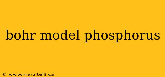 bohr model phosphorus
