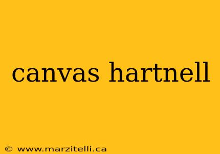 canvas hartnell