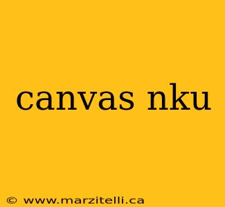 canvas nku