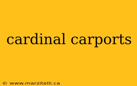 cardinal carports