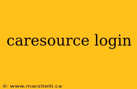 caresource login