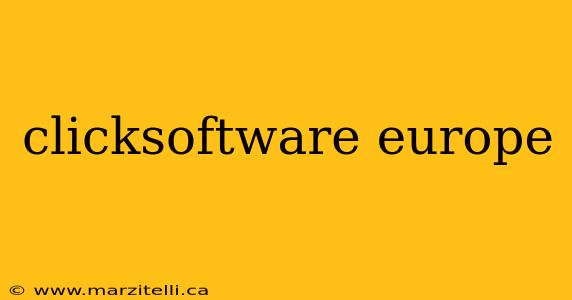 clicksoftware europe