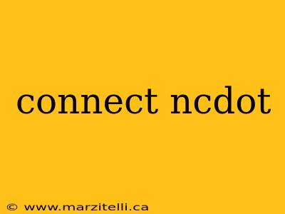 connect ncdot