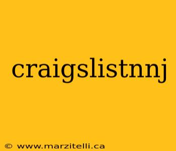 craigslistnnj