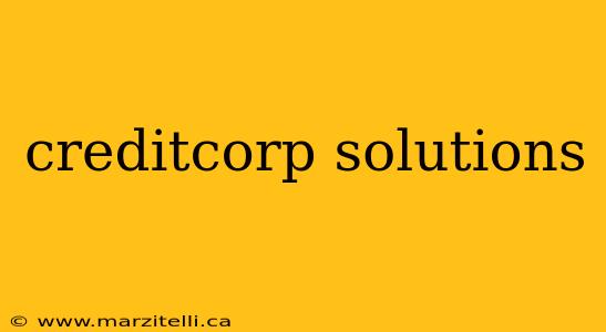 creditcorp solutions