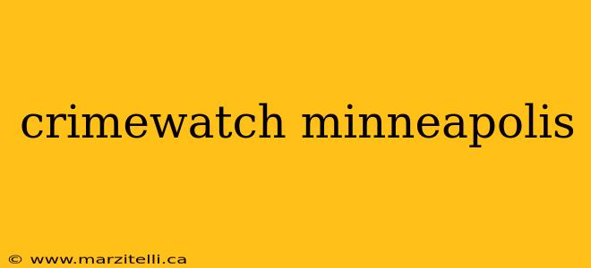 crimewatch minneapolis