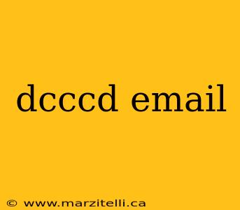 dcccd email