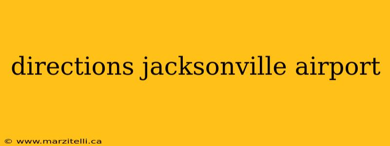 directions jacksonville airport