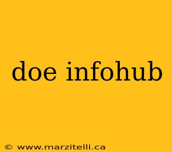 doe infohub
