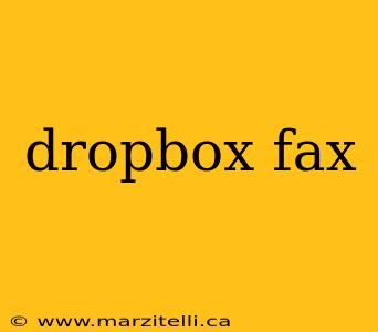 dropbox fax