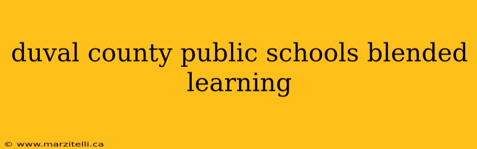 duval county public schools blended learning