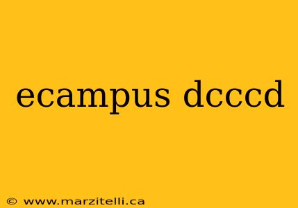ecampus dcccd