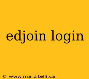 edjoin login