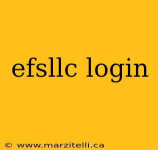 efsllc login