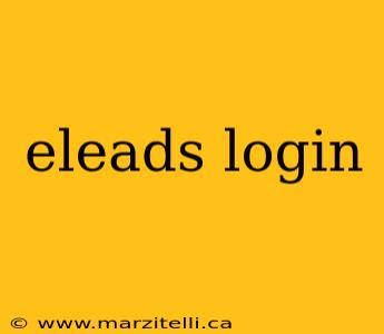 eleads login