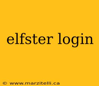 elfster login