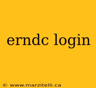 erndc login