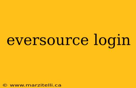 eversource login
