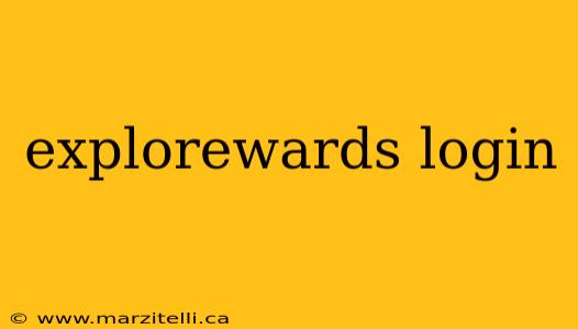 explorewards login