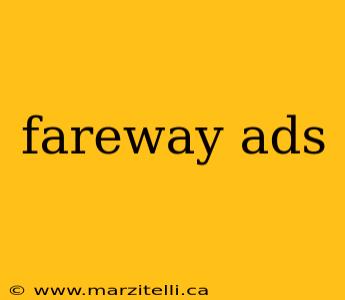 fareway ads