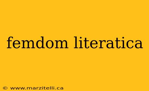 femdom literatica