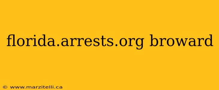 florida.arrests.org broward