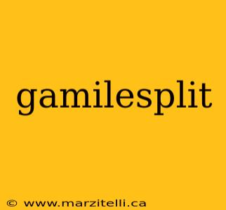 gamilesplit