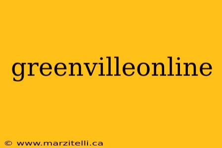 greenvilleonline