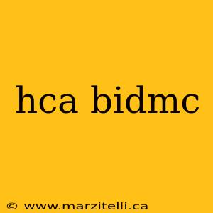 hca bidmc