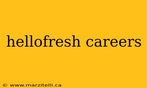 hellofresh careers