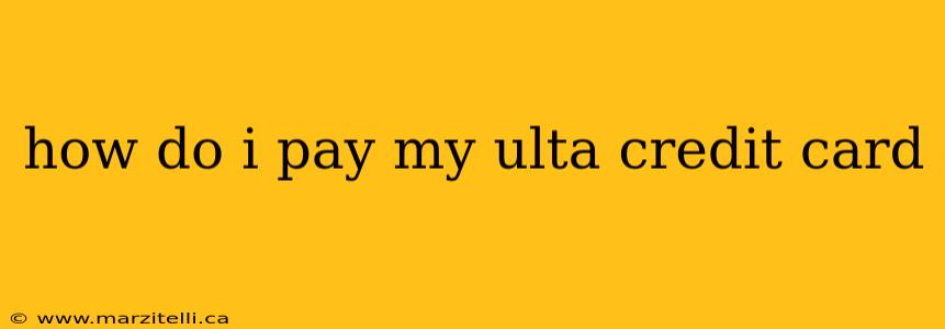 how do i pay my ulta credit card