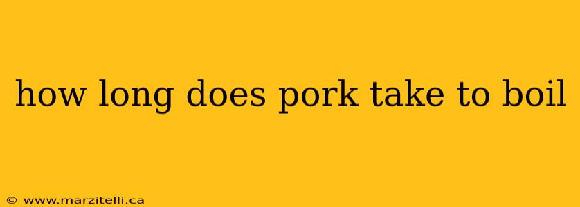how long does pork take to boil