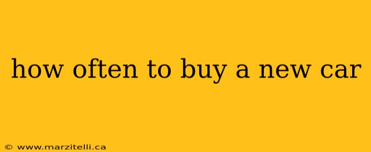 how often to buy a new car