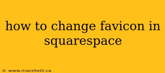 how to change favicon in squarespace