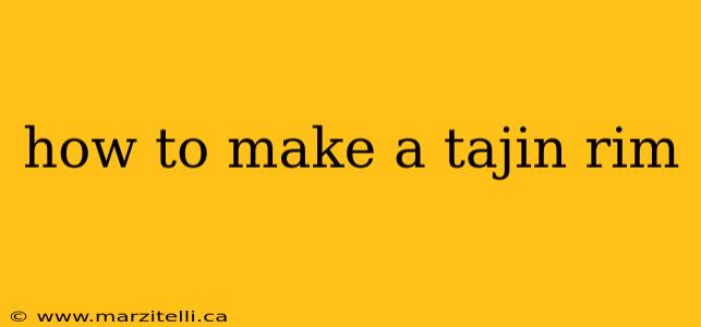 how to make a tajin rim