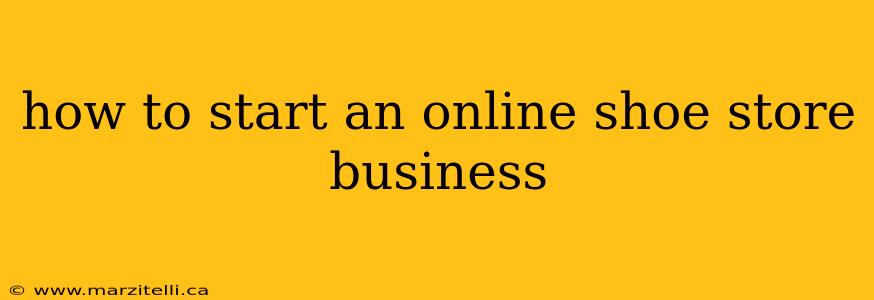 how to start an online shoe store business