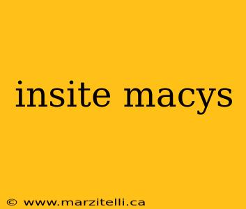 insite macys