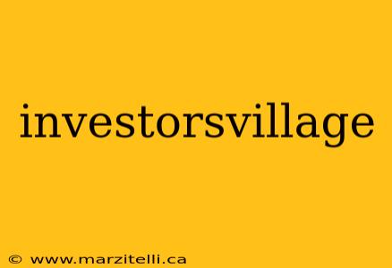 investorsvillage