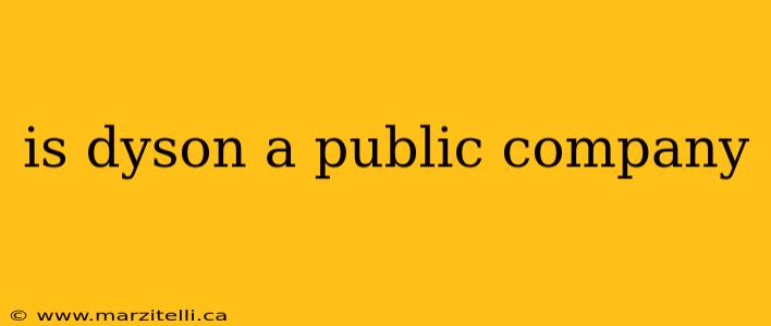 is dyson a public company
