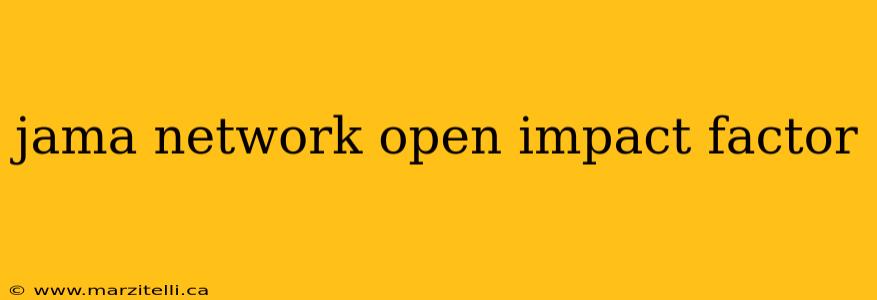 jama network open impact factor