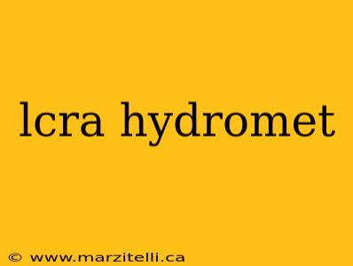 lcra hydromet
