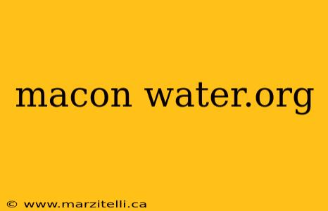 macon water.org